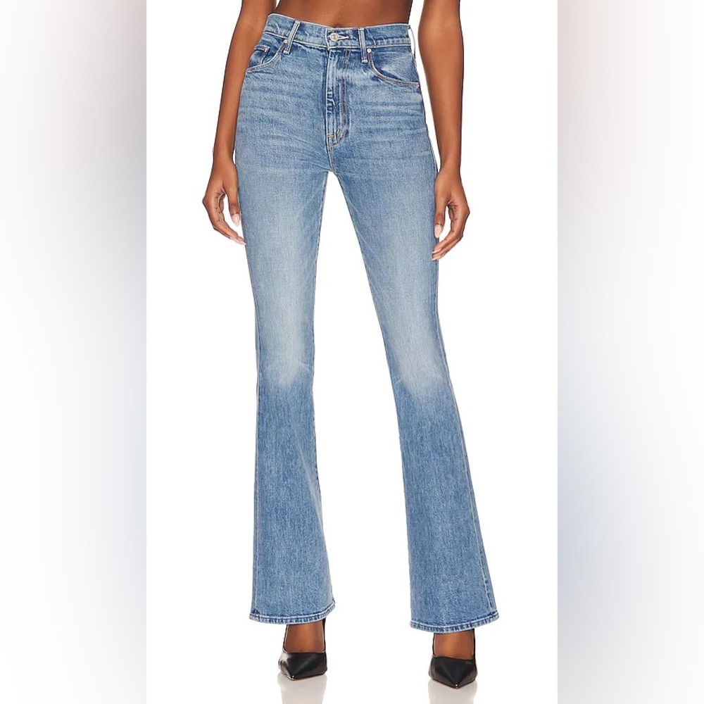 NWOT MOTHER Denim High Rise Weekender Slice Jeans